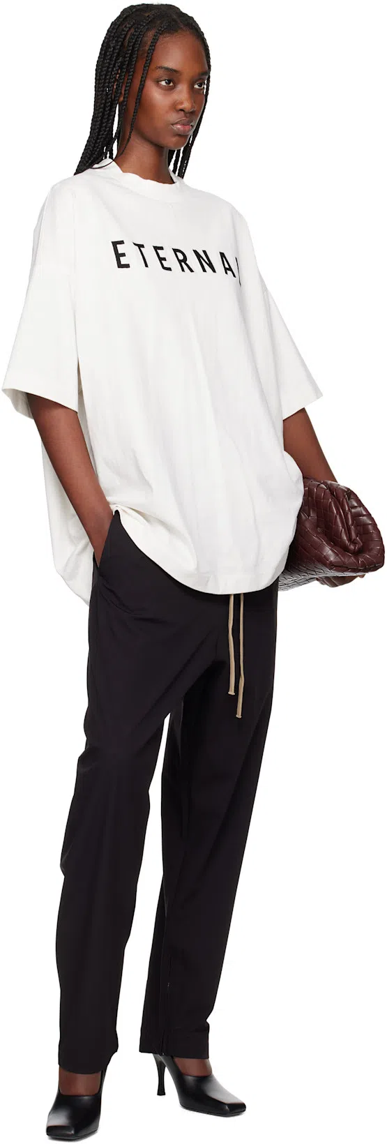 KHAITE Eva Peep-toe Leather Pumps In Black