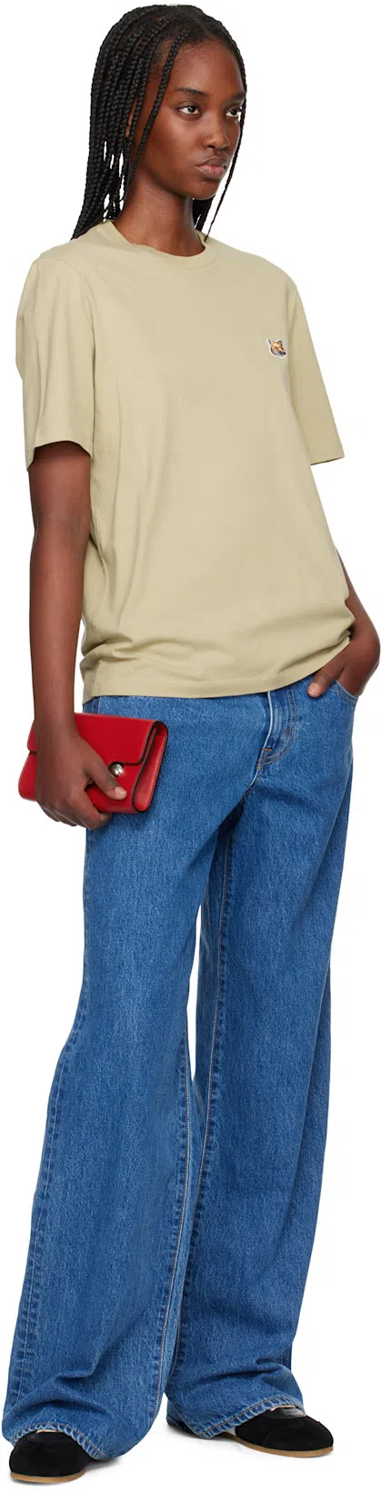 DRIES VAN NOTEN Elisabetta Franchi Blue Cotton Lyocell Jeans In Animal Print