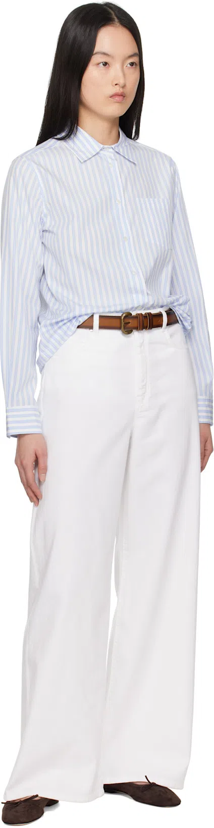 AEYDE Delfina Bow-detailed Ballet Flats In Brown