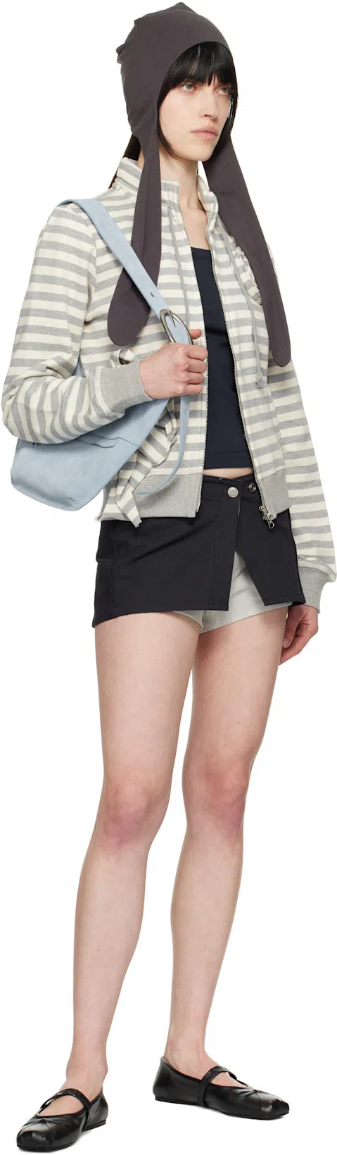 MARNI Patent-finish Ballerina Shoes In Black