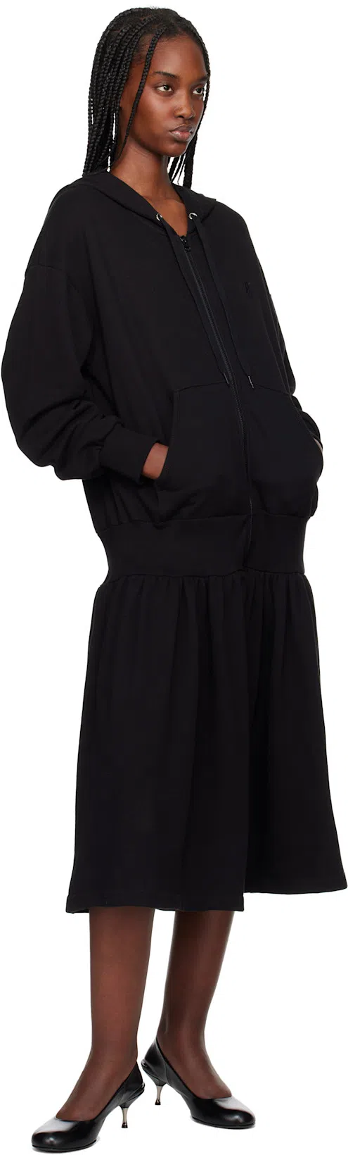 OUR LEGACY Black Declined Heels In True Dye Black