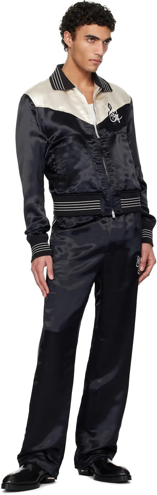 BOTTEGA VENETA Dry Stretch Cotton Ribbed Tank Top In Chalk