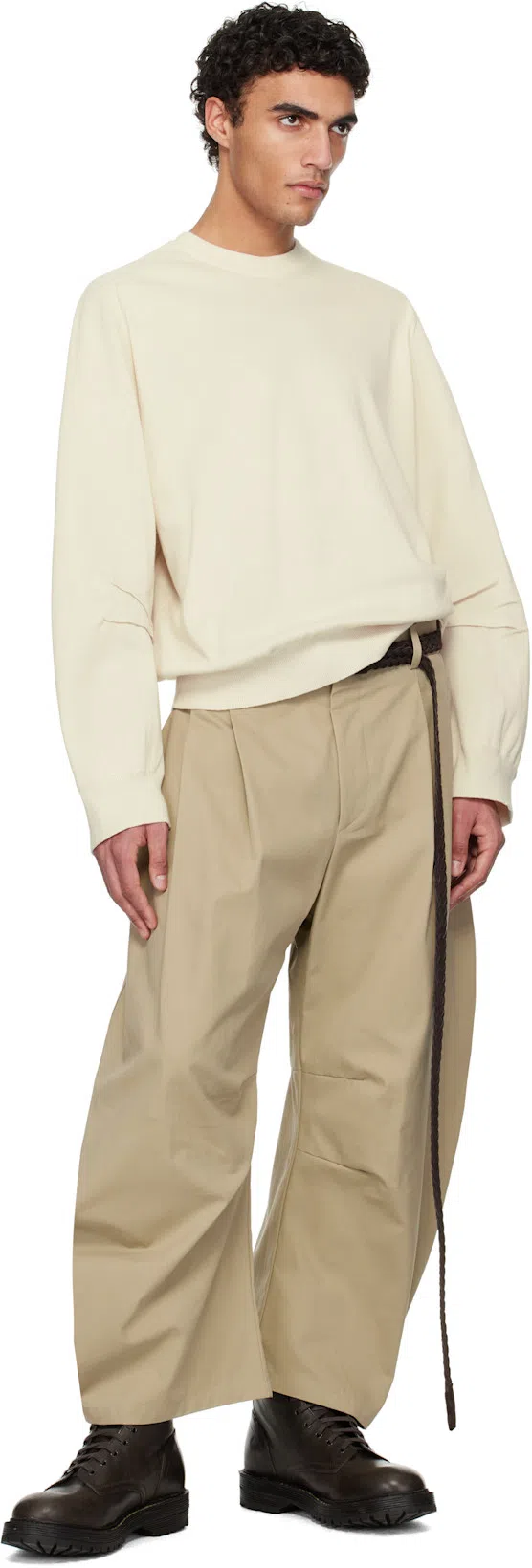 VISVIM Brown Gillespie Folk Boots In Dk.brown