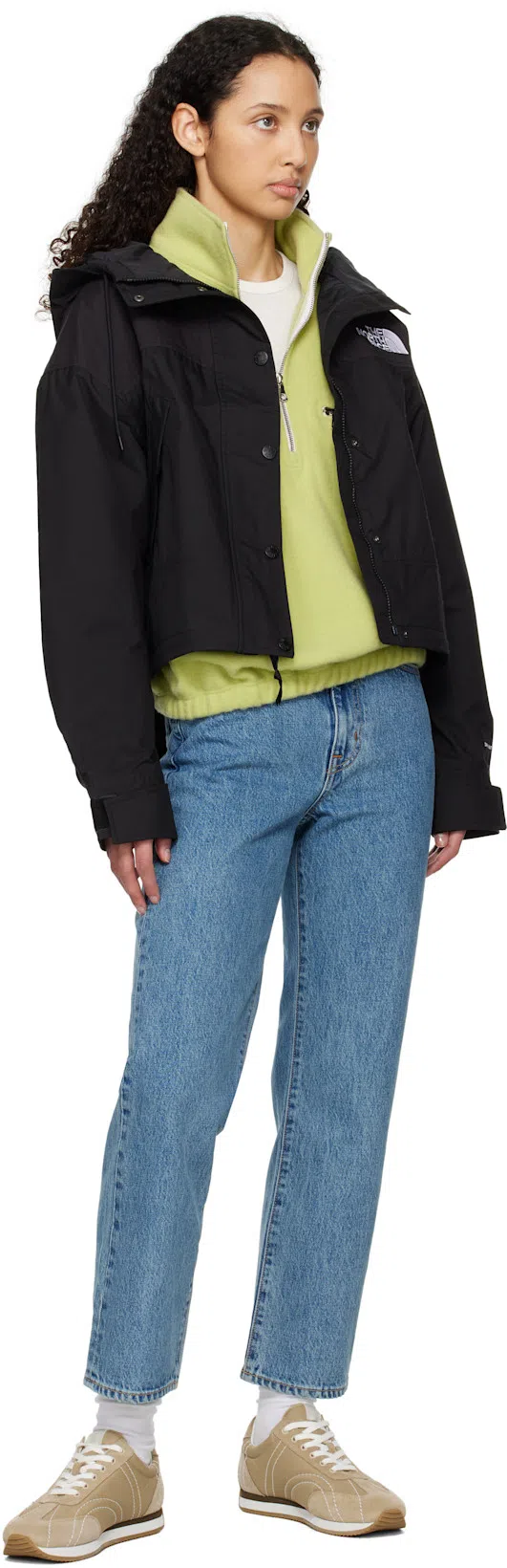 TOTÊME Toteme Nylon Low-top Sneakers In Beige