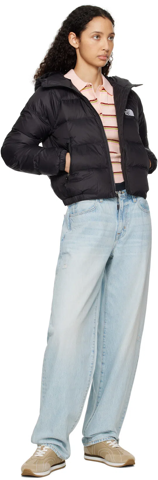 TOTÊME Toteme Nylon Low-top Sneakers In Beige