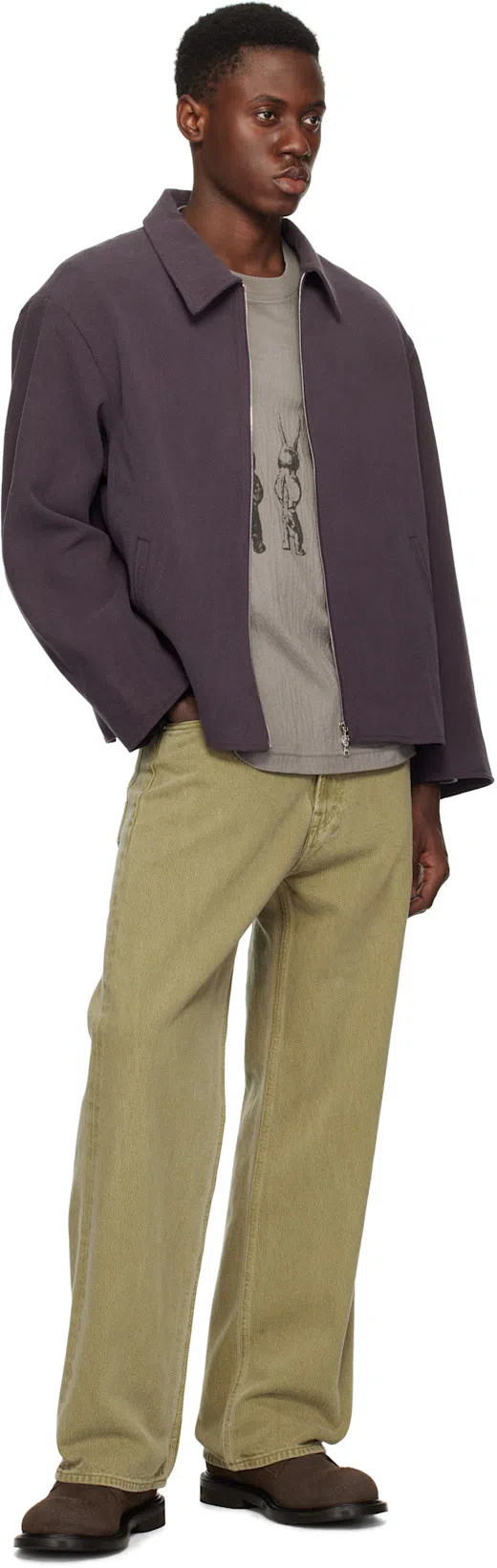 MOSCHINO Lace-up Brogues Leather Sole In Brown