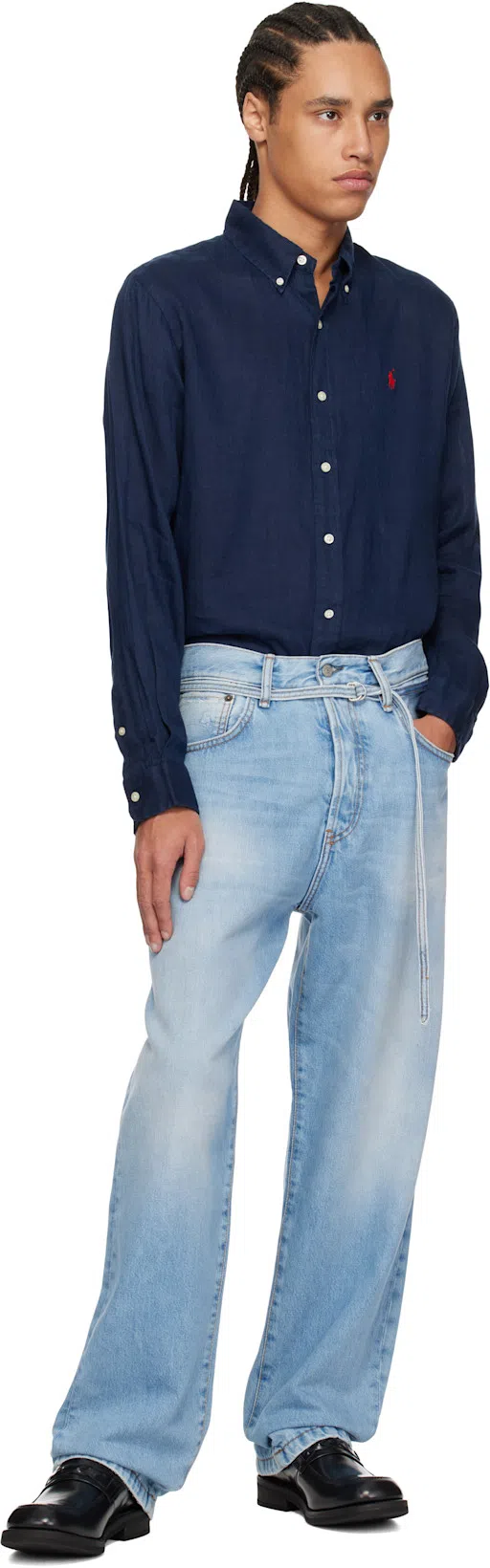 ACNE STUDIOS Blue Loose-fit 1991 Toj Jeans In 228 Light Blue