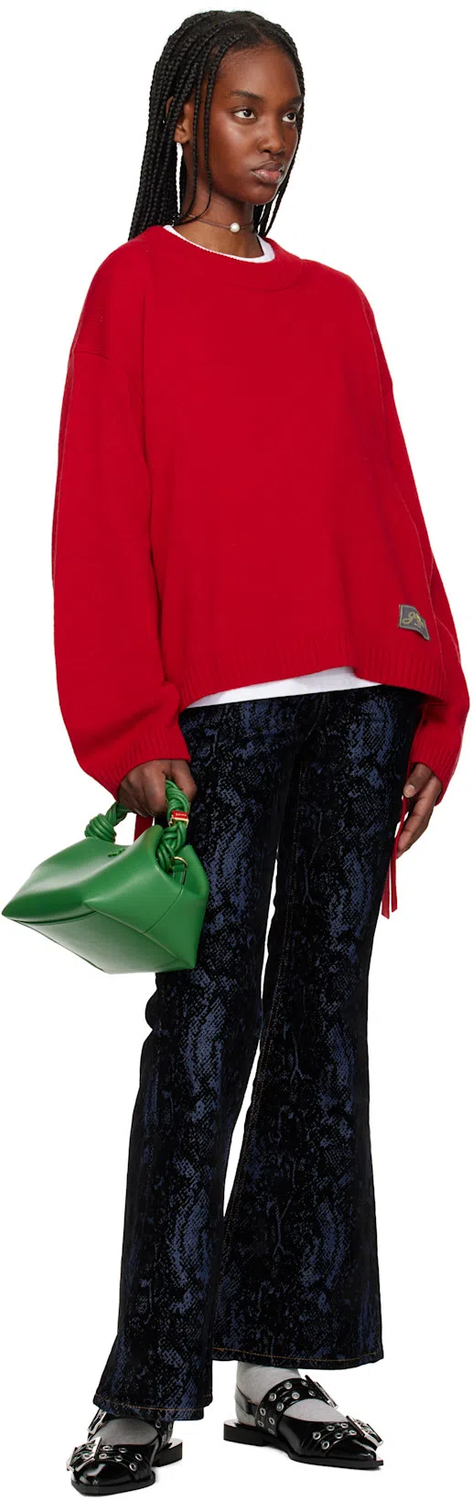 GANNI White Cherry Graphic T-shirt