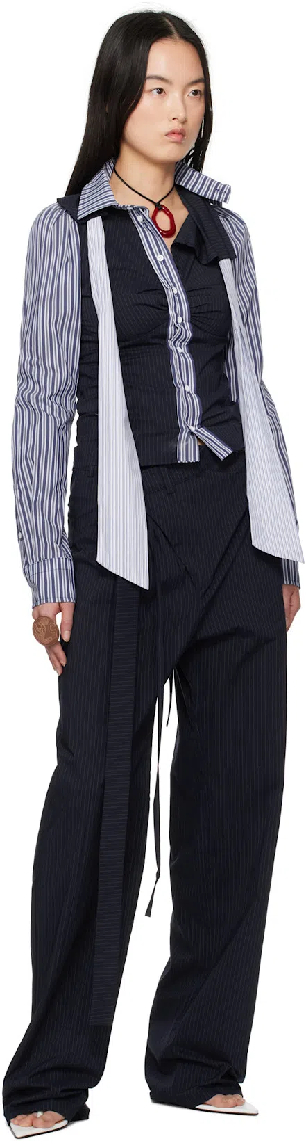 OTTOLINGER Deconstructed Shirt In Blue