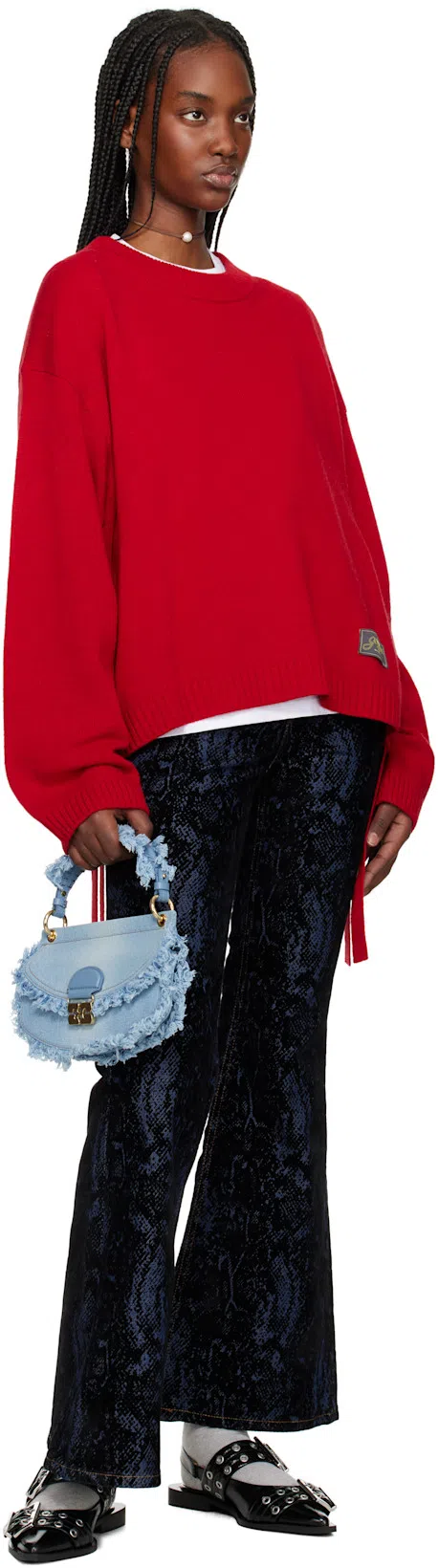 GANNI White Cherry Graphic T-shirt