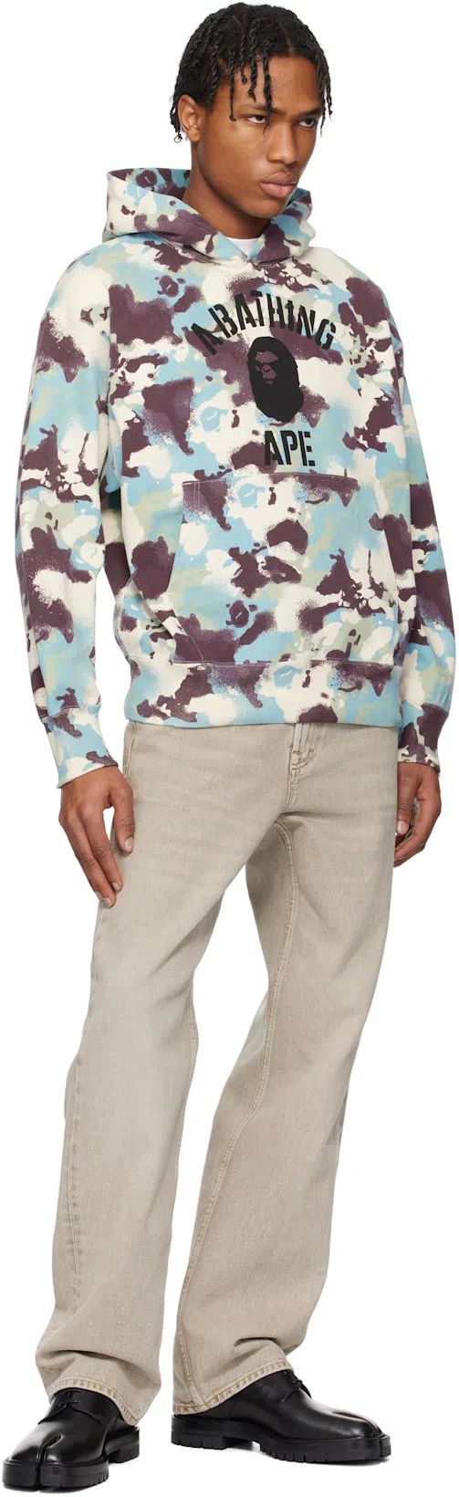 MAISON MARGIELA Brogue Lace Ups In Black