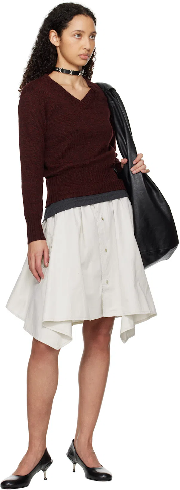 OUR LEGACY Black Declined Heels In True Dye Black