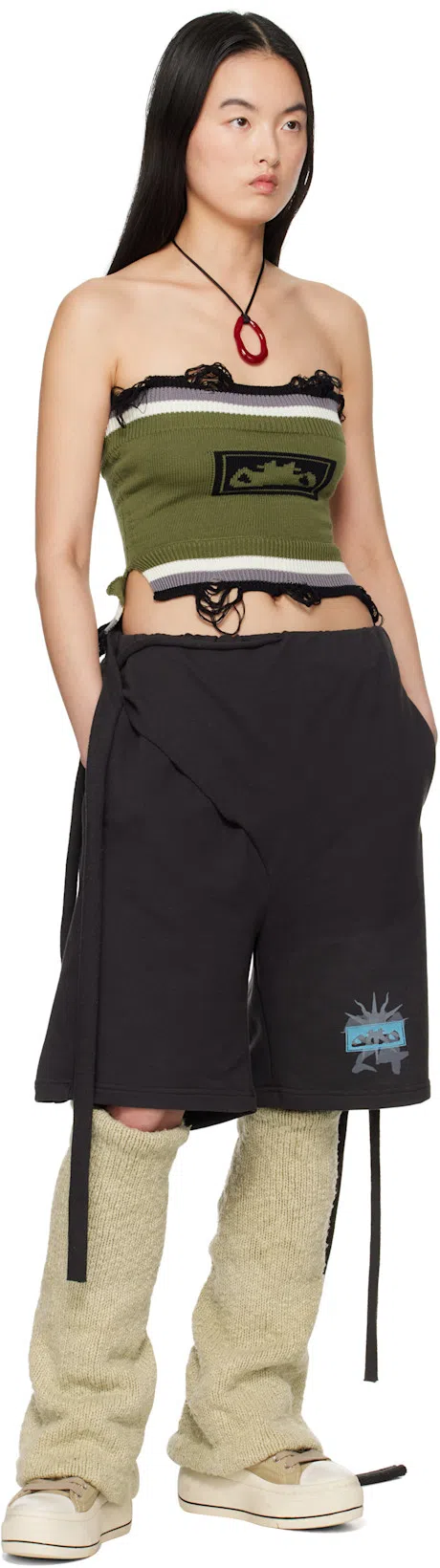 OTTOLINGER Otto Wrap Track Shorts In Schwarz