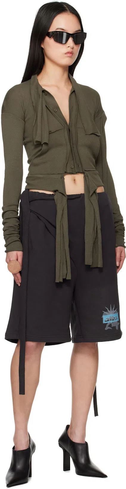 OTTOLINGER Deconstructed Cardigan In Multicolor