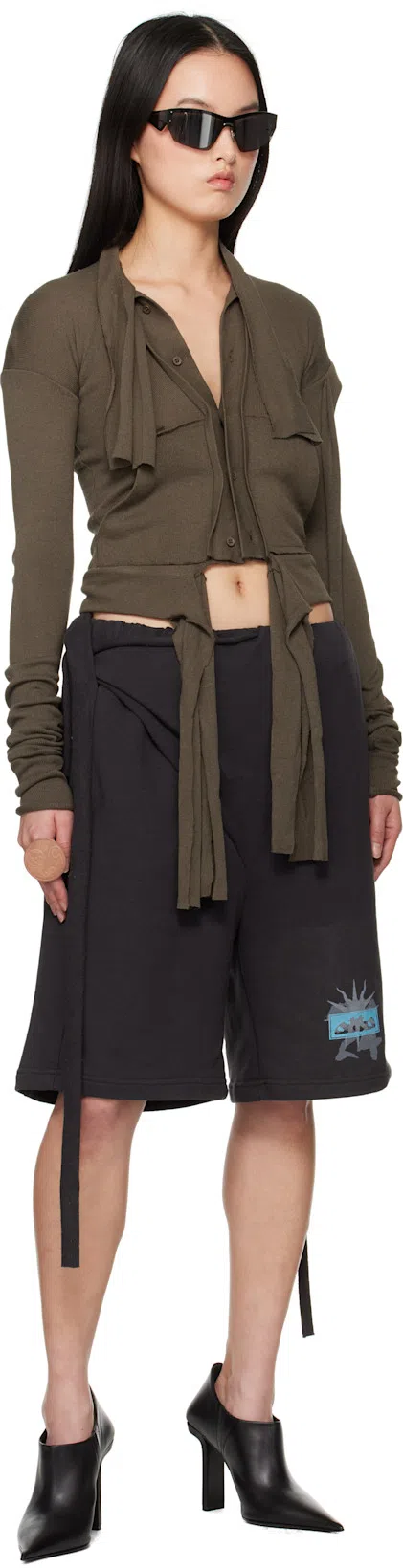 OTTOLINGER Deconstructed Cardigan In Multicolor