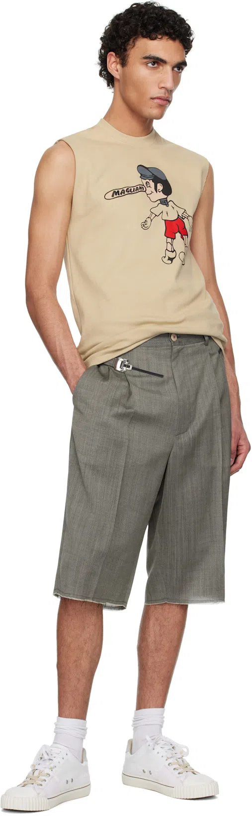 MAISON MARGIELA Off-white Tabi Sneakers In T1003 White