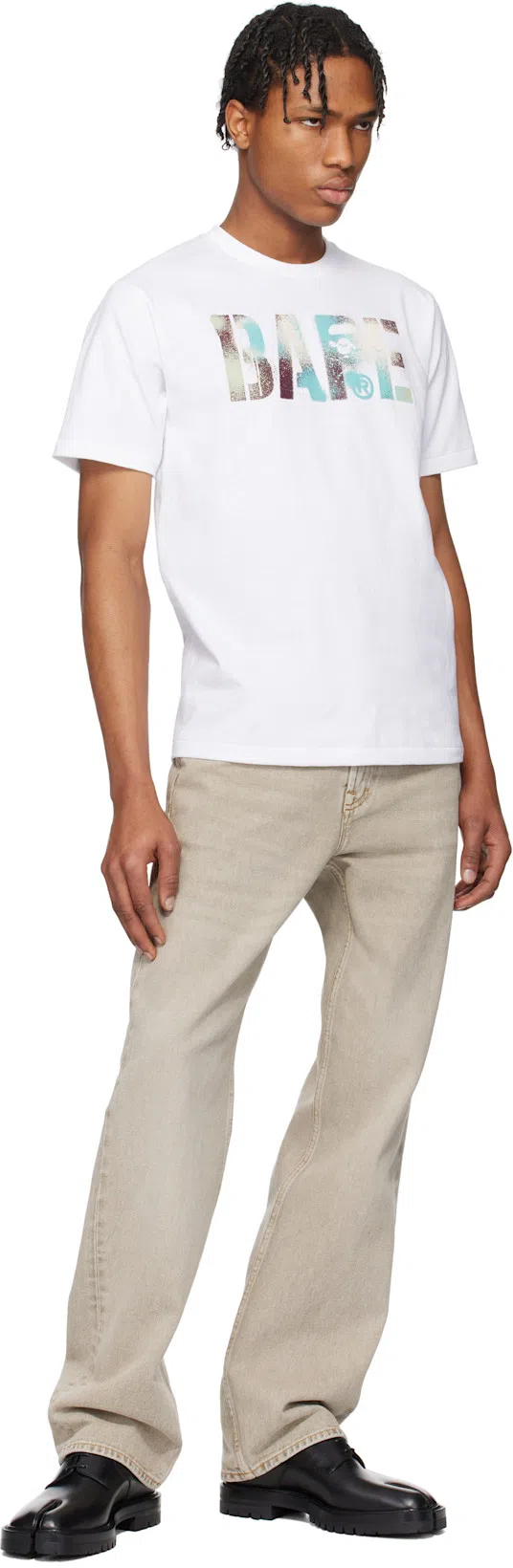 MAISON MARGIELA Brogue Lace Ups In Black