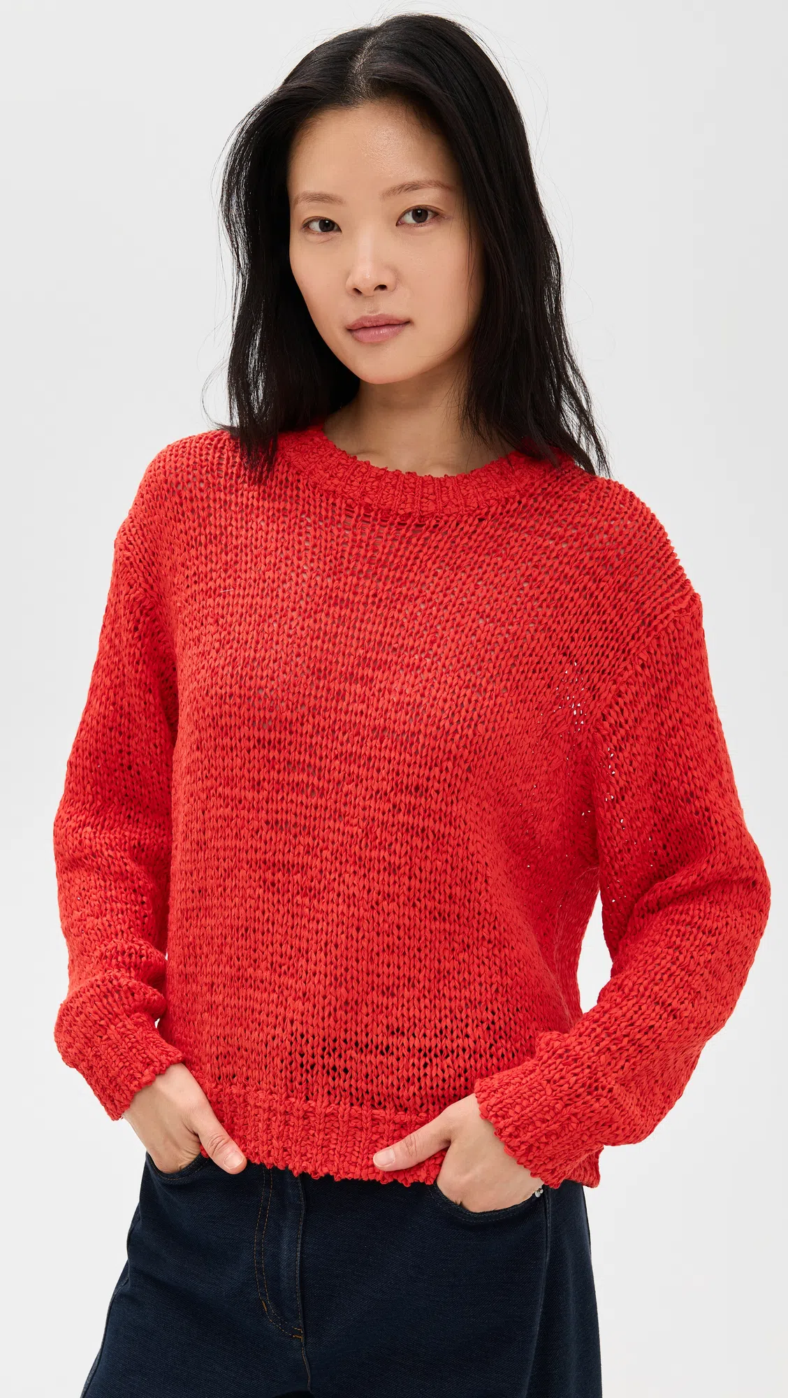 FRANK & EILEEN Patrick Popover Henley Pink Lemonade