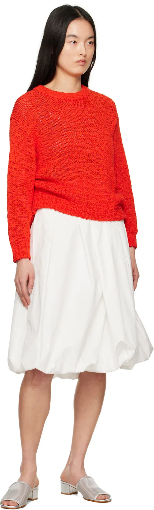 LEMAIRE Gray Rib Tank Top In Bk942 Blue Grey