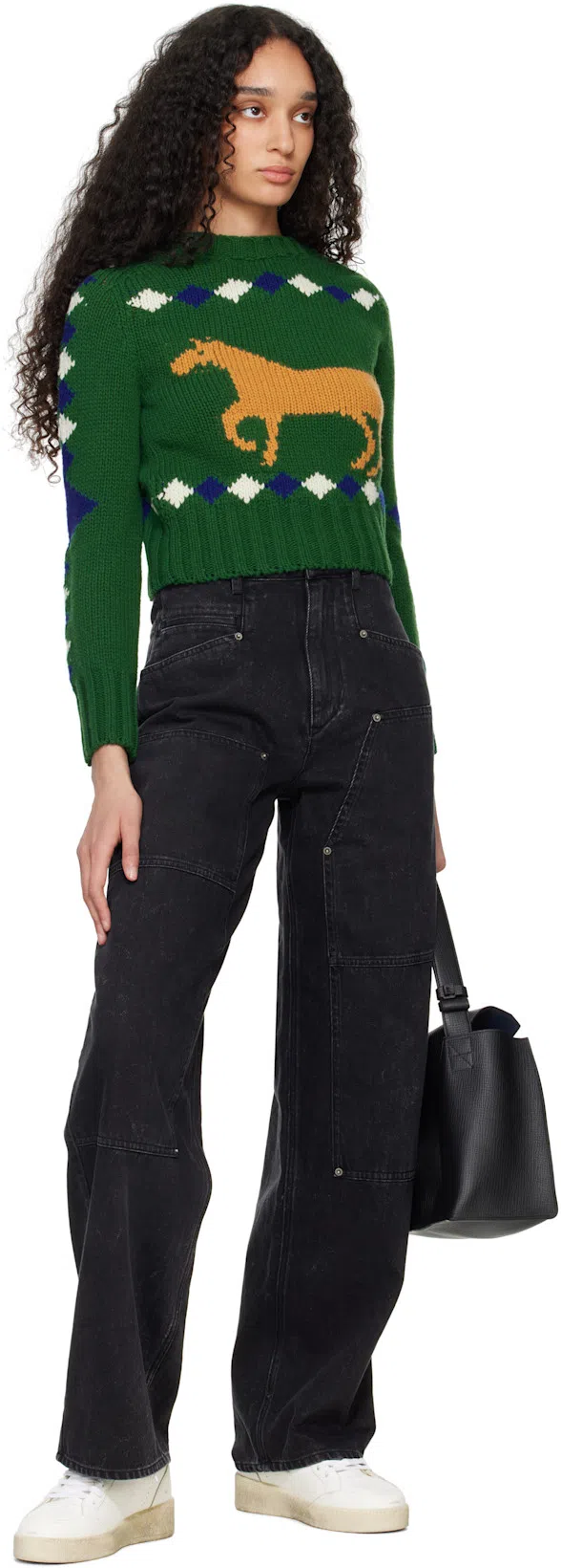 ISABEL MARANT ÉTOILE Ophra Straight-leg Carpenter Jeans In Faded Black