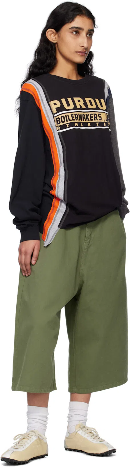 MAISON MARGIELA Leather Lace-up Trainers Featuring Suede Accents In White