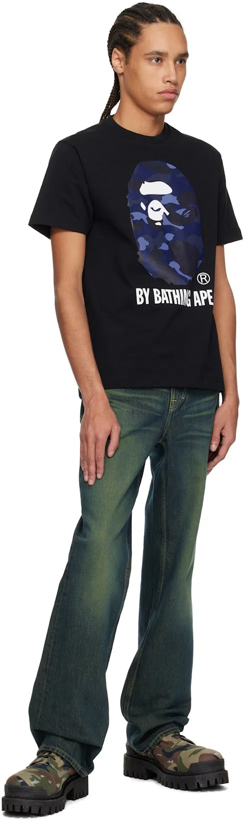 BALENCIAGA Strike L20 Canvas Camo Boots 42 In Dark Camo