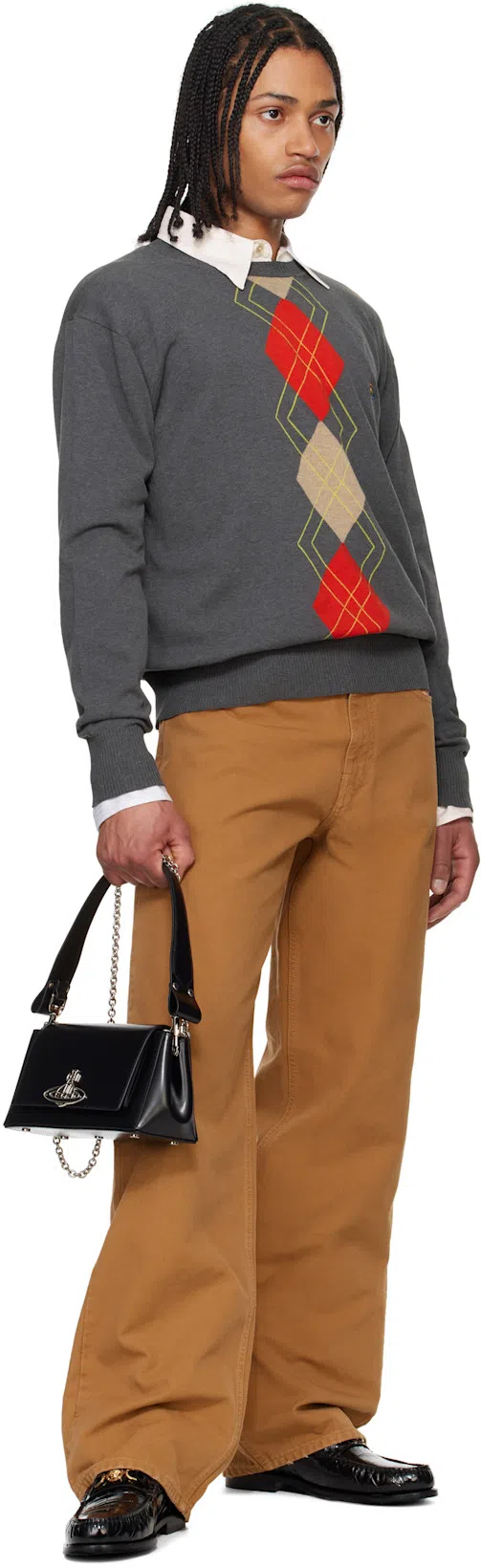 MM6 MAISON MARGIELA Beige Cotton Canvas Trousers In Brown