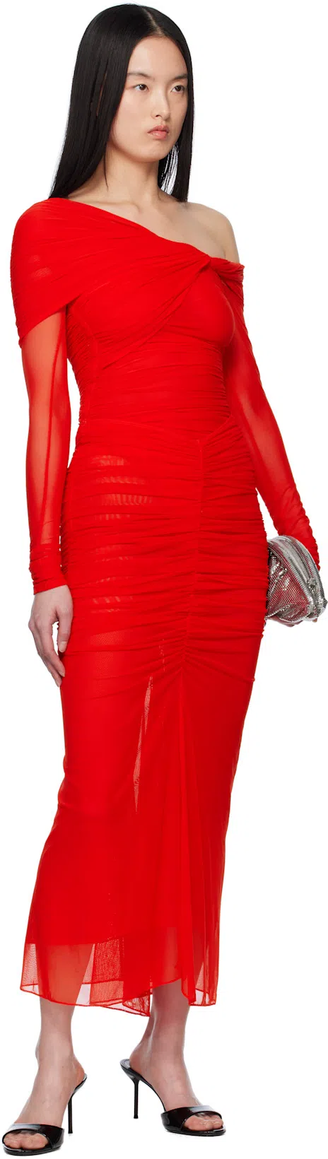 PARIS TEXAS Patent Leather Lidia Mules 70 In Black