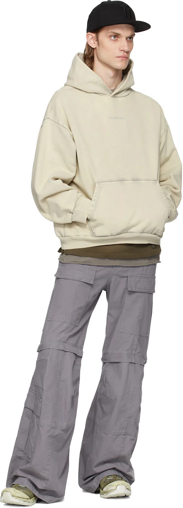 BALENCIAGA Sand Cotton Sweatshirt In Beige O Tan