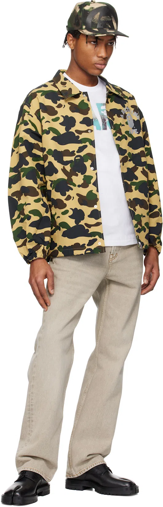 MAISON MARGIELA Brogue Lace Ups In Black