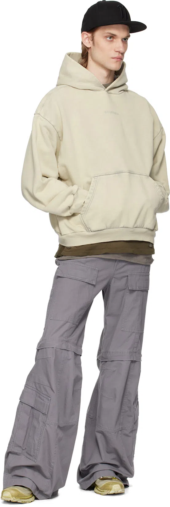 BALENCIAGA Sand Cotton Sweatshirt In Beige O Tan