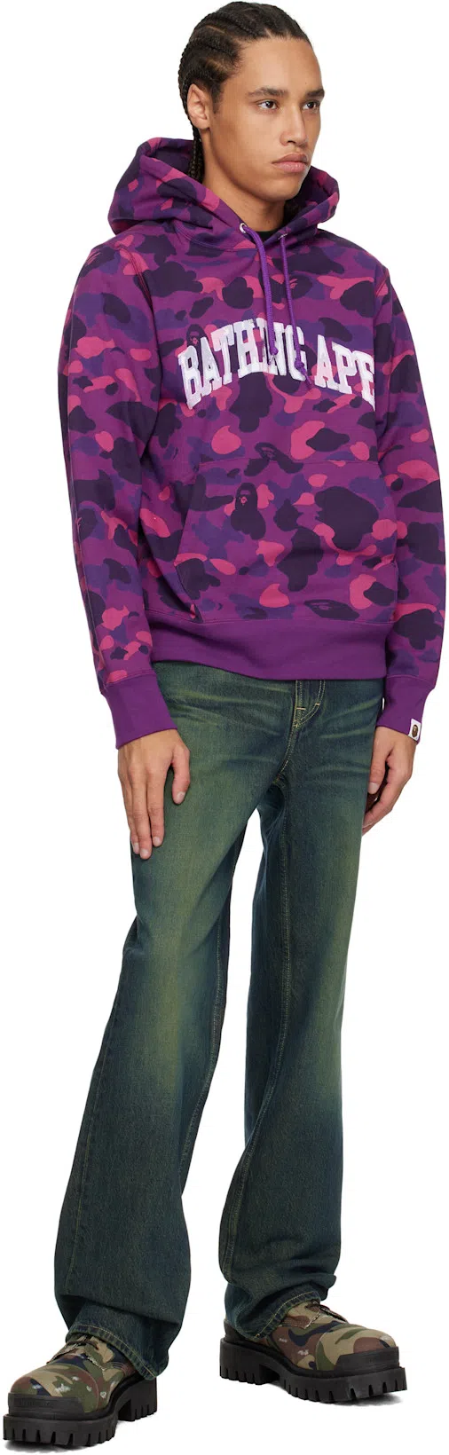 BALENCIAGA Strike L20 Canvas Camo Boots 42 In Dark Camo