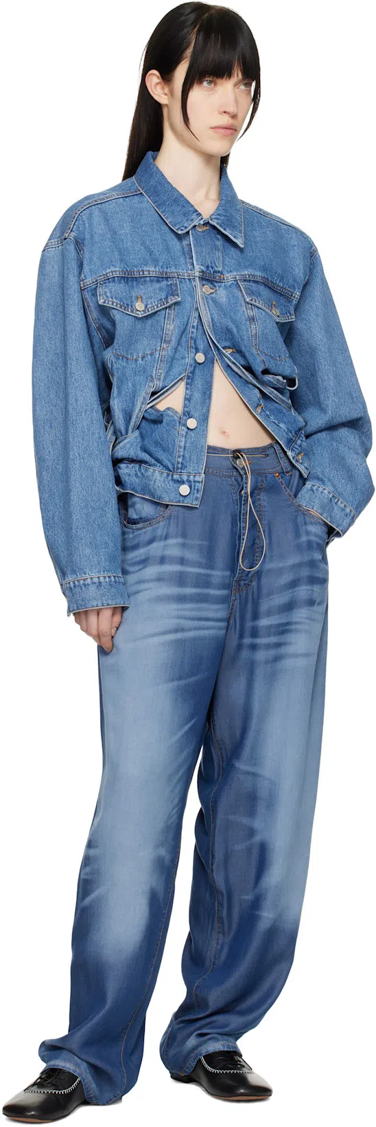 MAGLIANO Blue Livello Denim Jacket In 05 Officina Blue