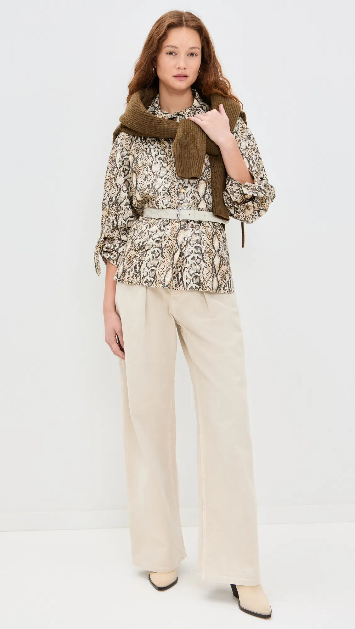 ISABEL MARANT Denvee Pointed-toe Knee-length Boots In Brown