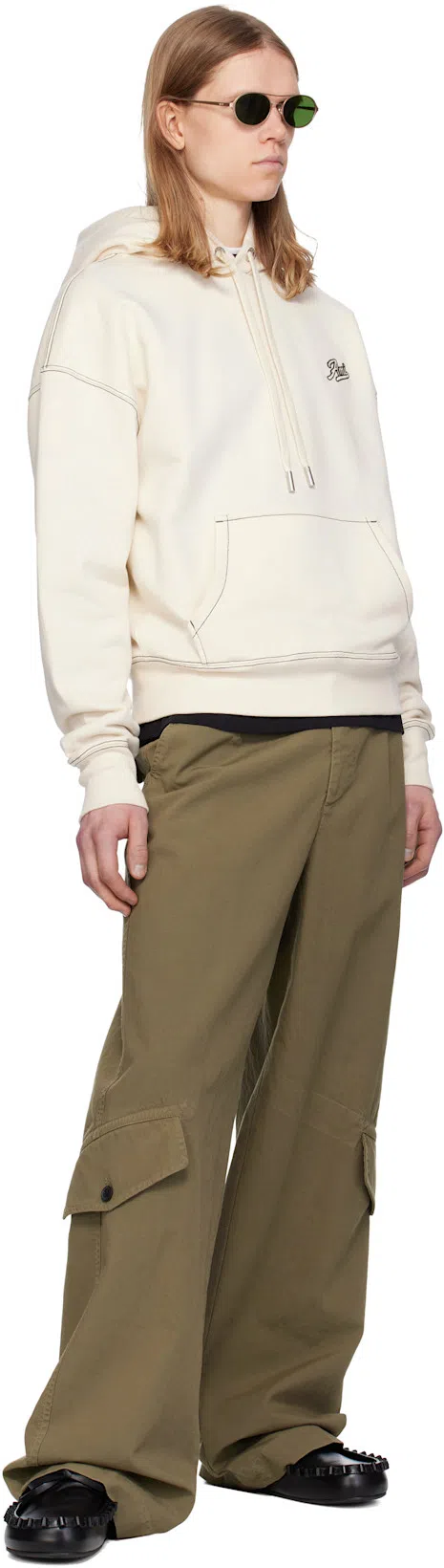 AMI ALEXANDRE MATTIUSSI Pull Col Rond Ami Paris De Coeur In Black