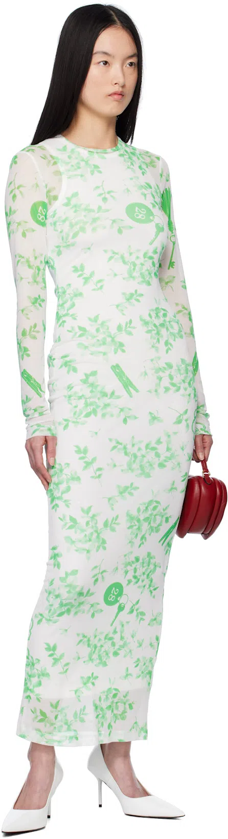 ABRA White Pointed Toe Heels In White 10