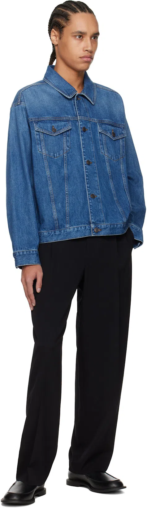 THE ROW Seb Denim Jacket In Blue