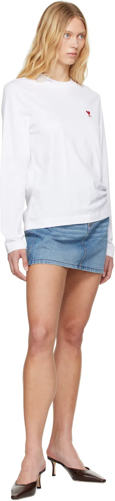 AMI ALEXANDRE MATTIUSSI Skirt In Blue