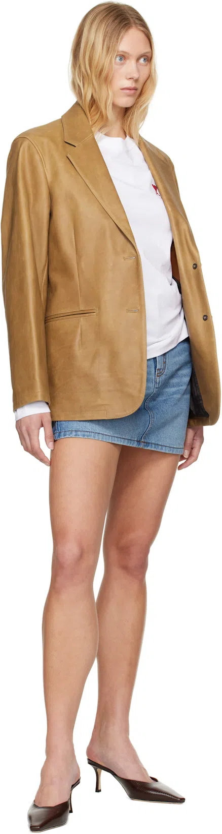 AMI ALEXANDRE MATTIUSSI Skirt In Blue