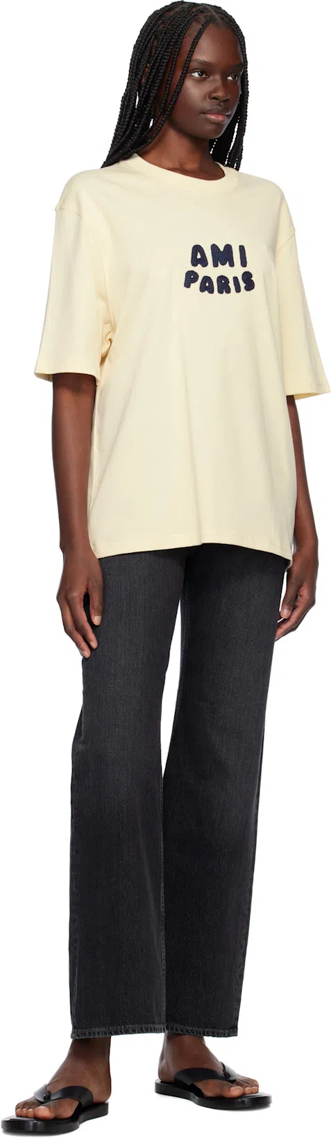 ACNE STUDIOS 2022 Flared High Waist Denim Jeans In Black