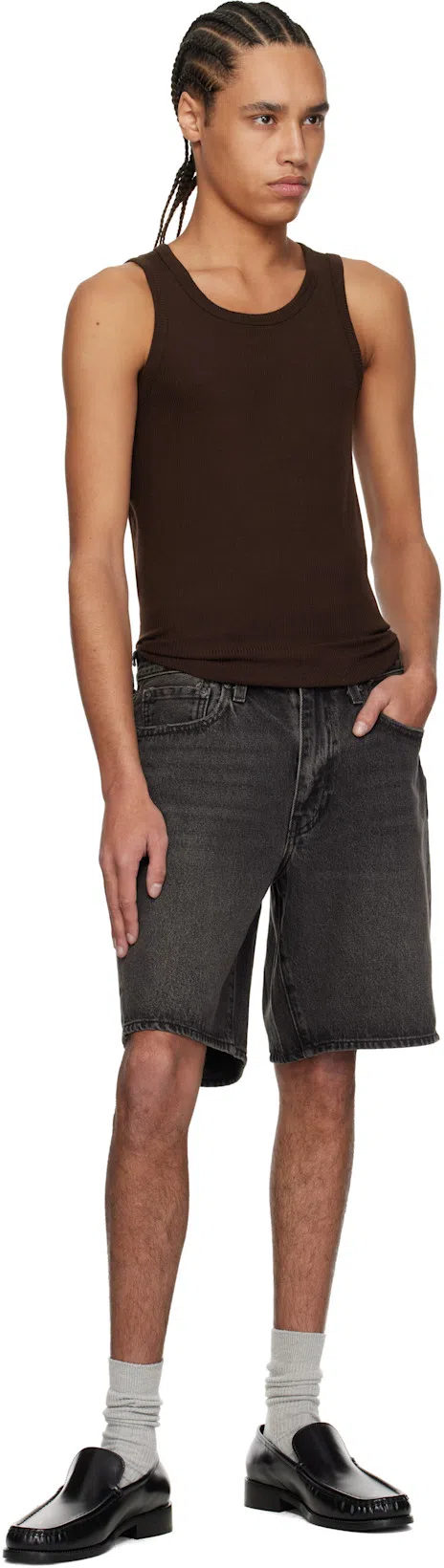 LEVI'S 468 Shorts In Black