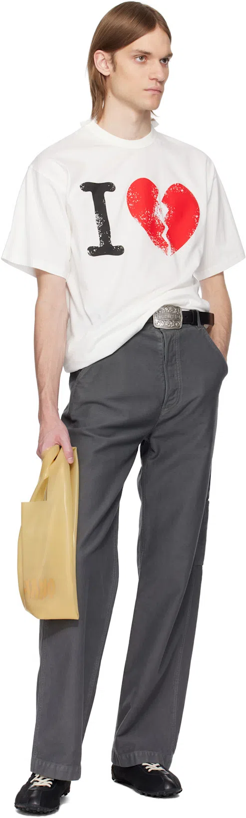 DRIES VAN NOTEN Gray Straight-leg Jeans In 802 Grey