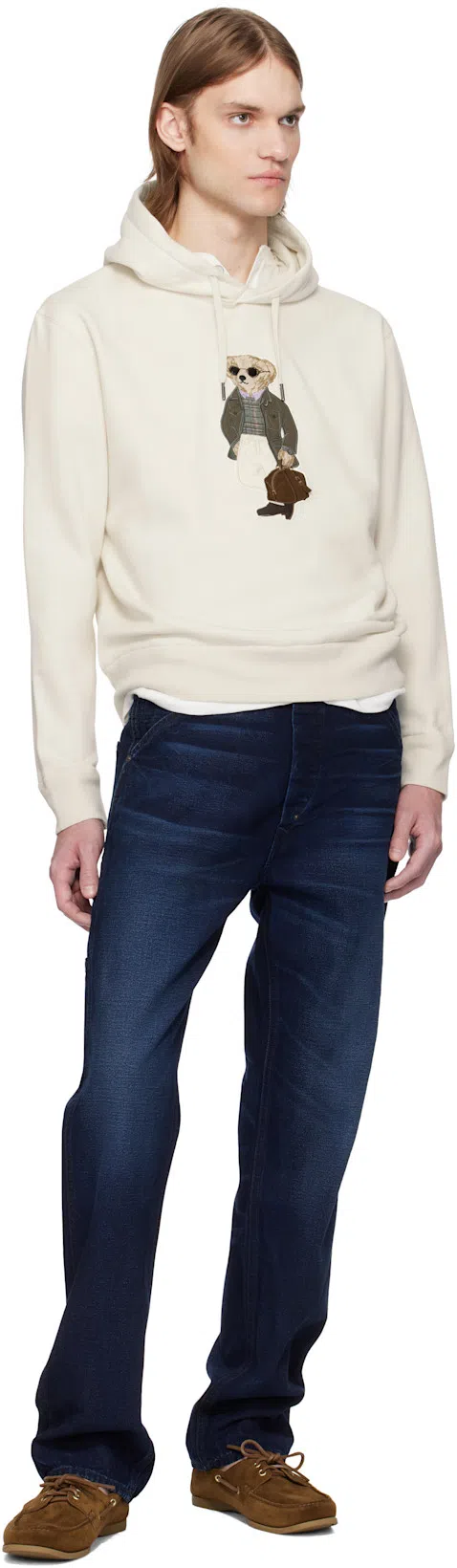 RAG & BONE White Cotton Classic Short Sleeve Henley