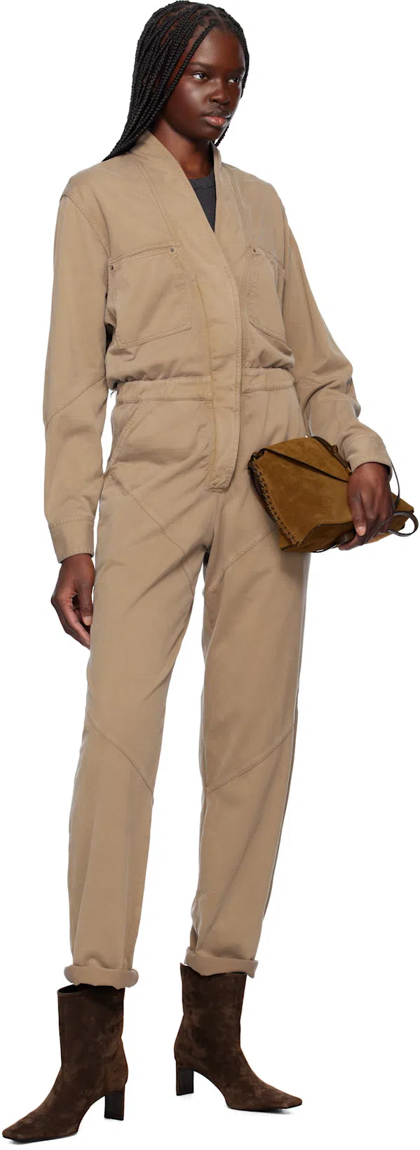 KHAITE Ona Ankle Boots In Multi