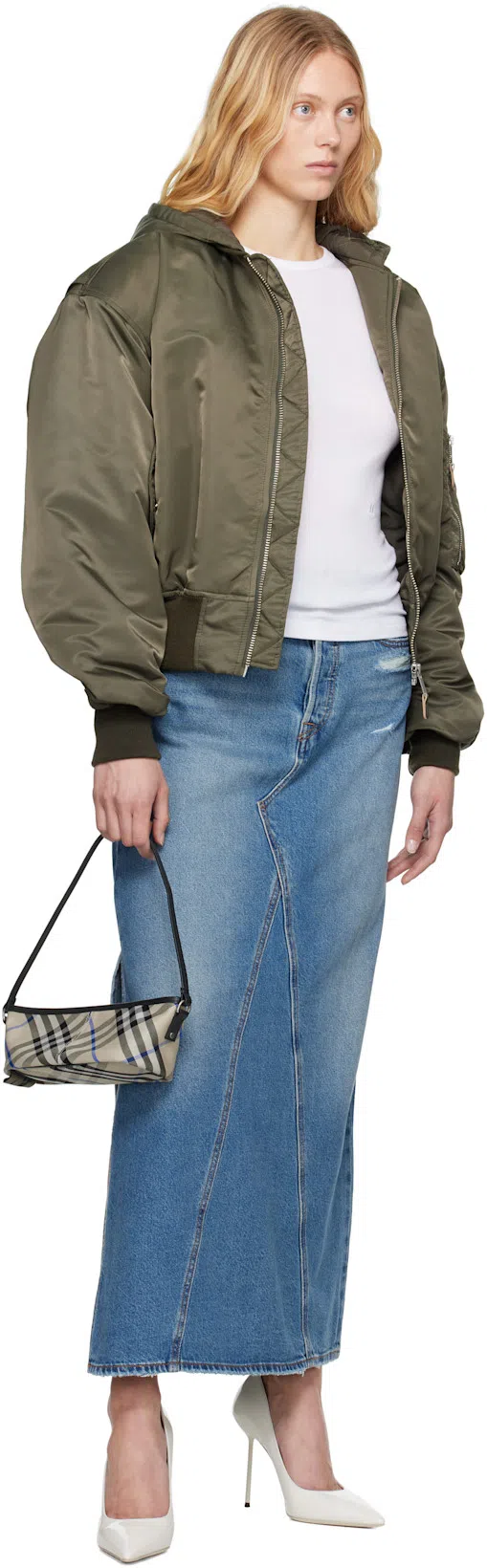 LEVI'S Icon Maxi Skirt In Blue