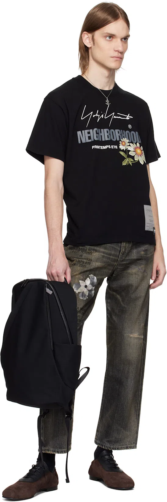 YOHJI YAMAMOTO X Neighborhood Savage Jeans In Blue