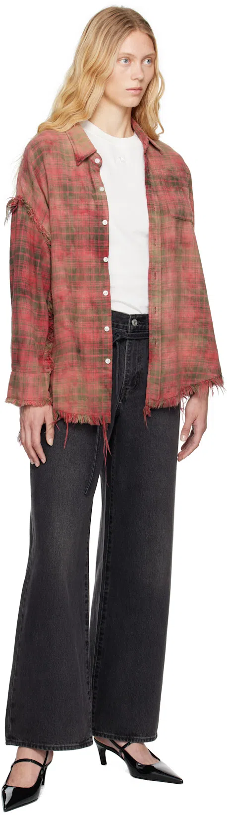 LEVI'S Straight-leg Black Denim Jeans With Belt Design And Relaxed Fit