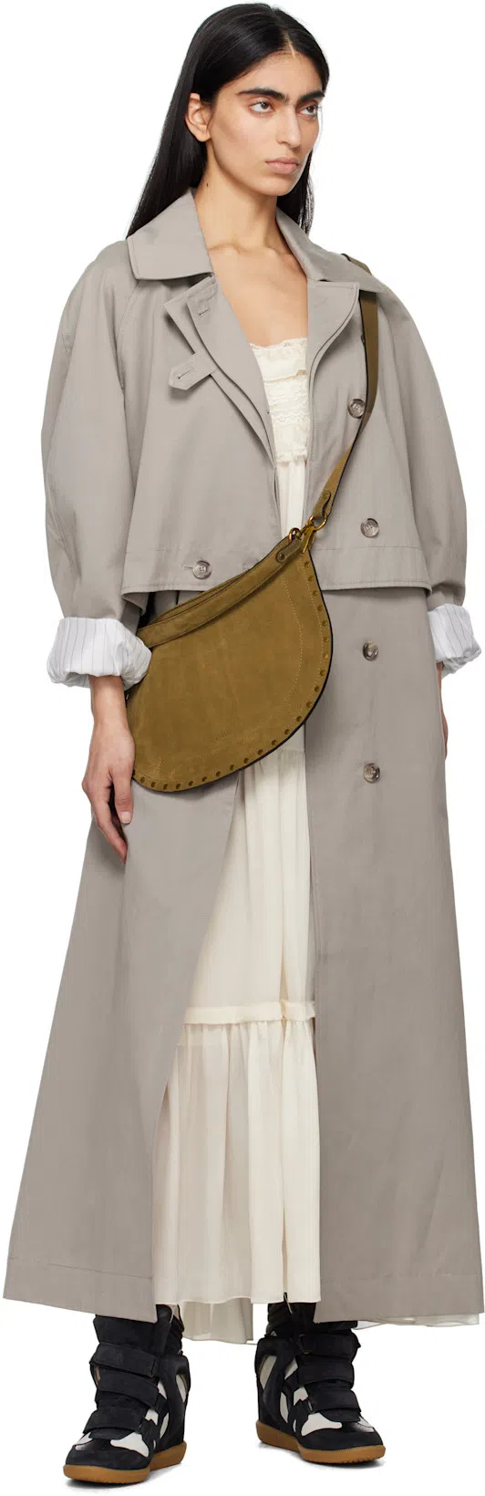 CHLOÉ Off-white Sleeveless Maxi Dress In 115 Dusty White