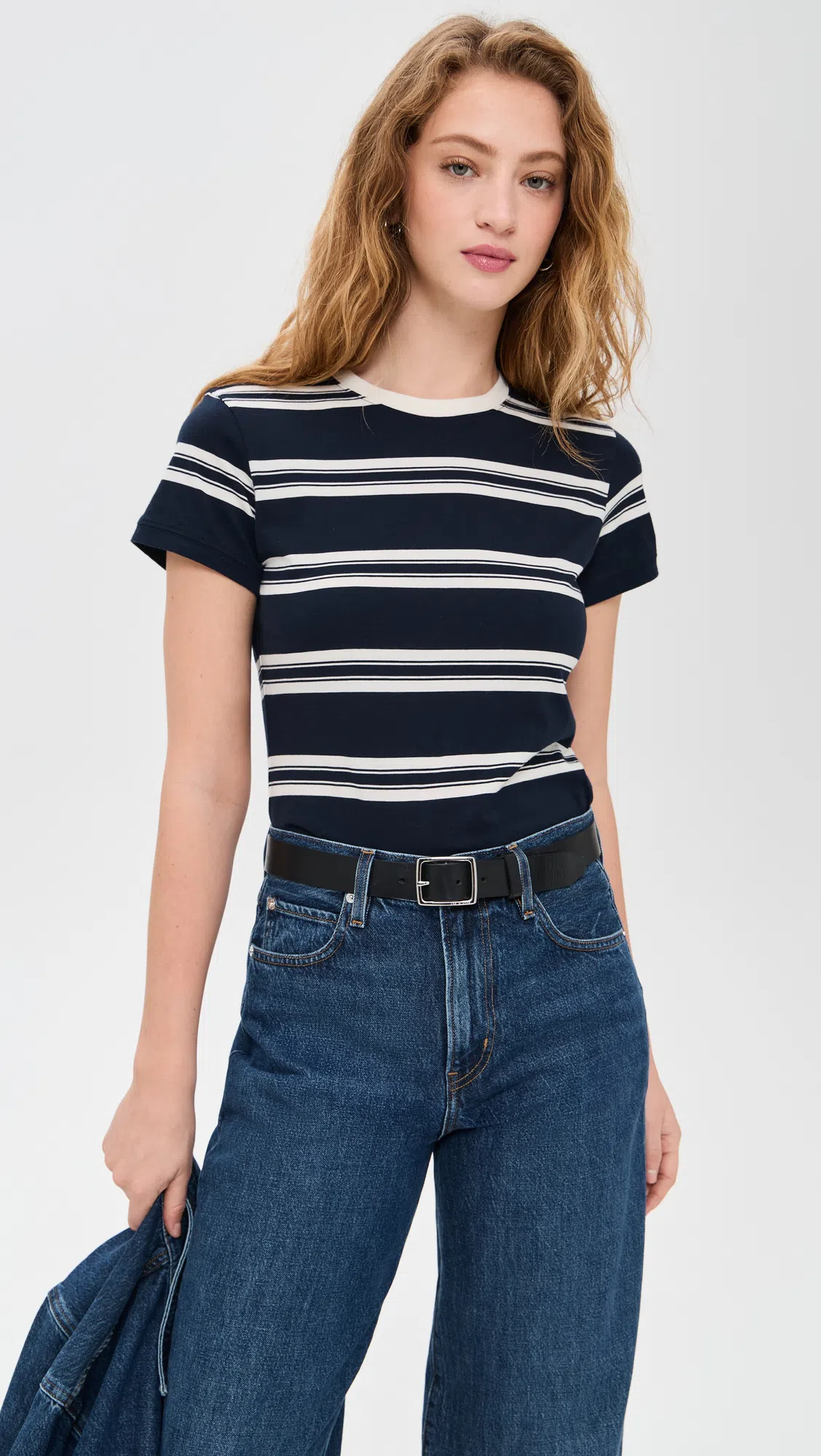 FRAME The Baby Tee In Multi