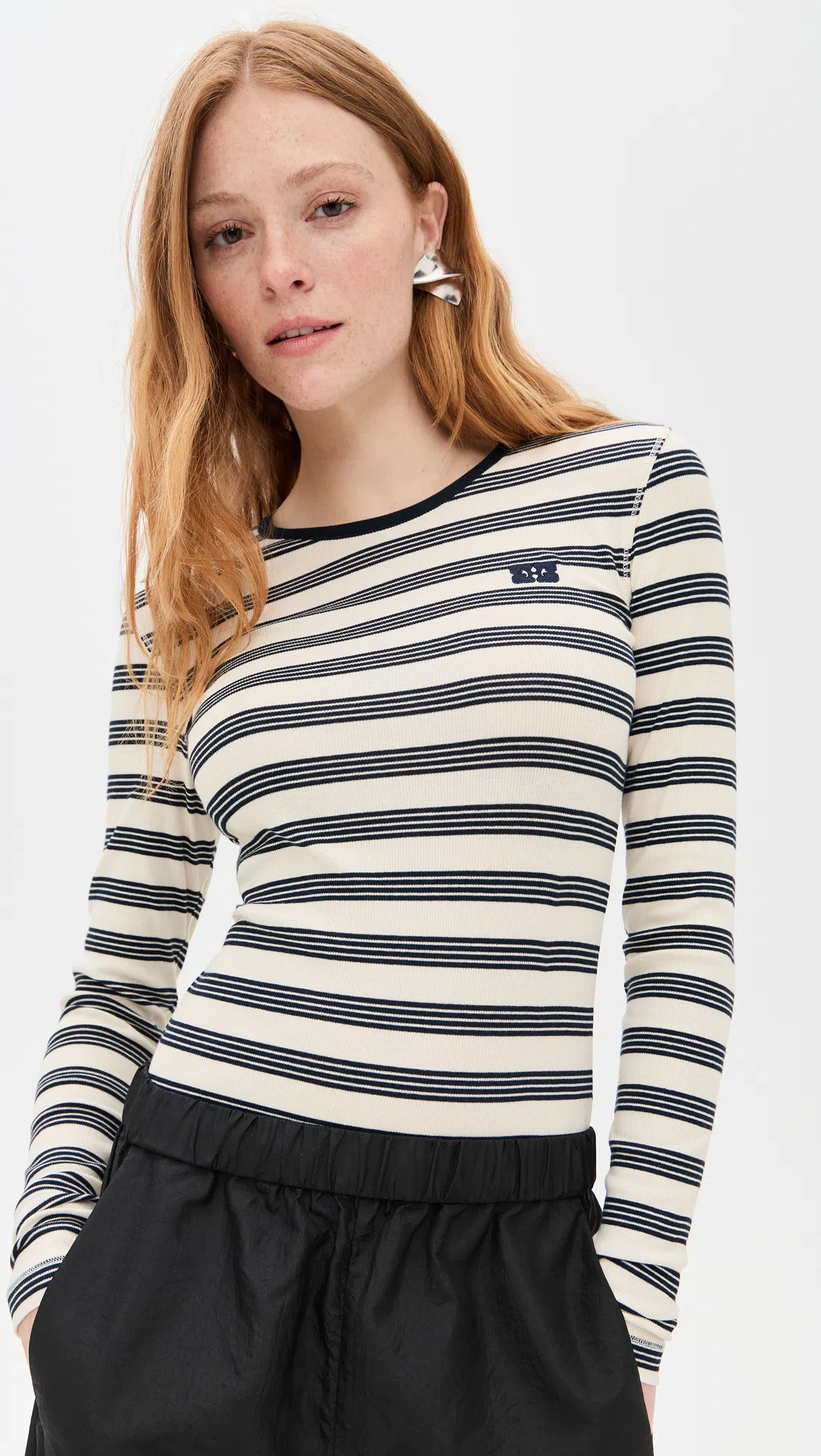 TONY BIANCO Martinez Flat In Black Nappa